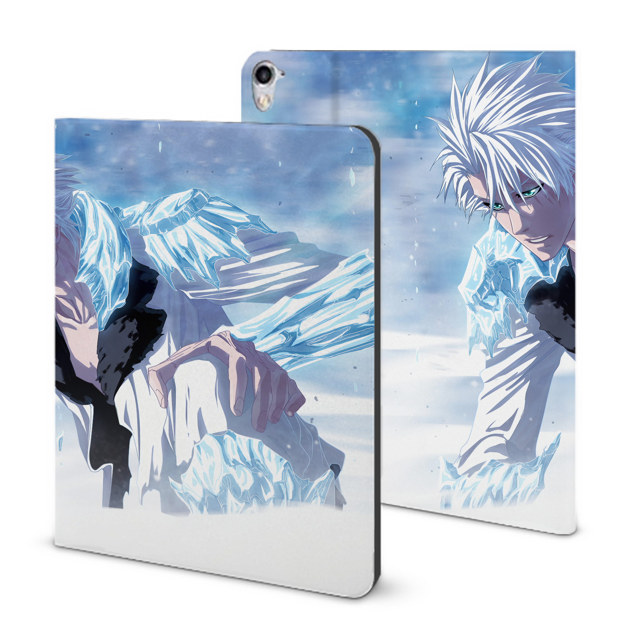 （画像用） ブリーチ BLEACH IPad ケース ブック型 PUレザー TPU 耐衝撃 軽量 薄型 ペン収納なし 全面保護 IPad 各モデル対応